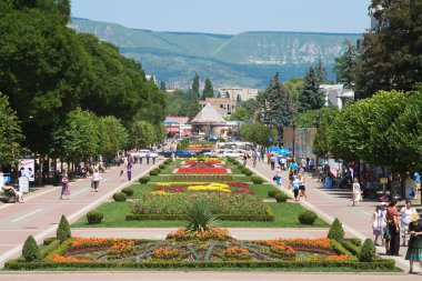 Resort Boulevard Kislovodsk clipart