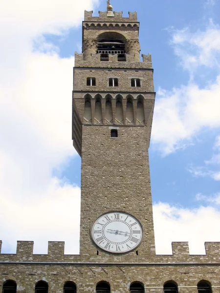 Tower of palazzo vecchio — Stock Photo, Image