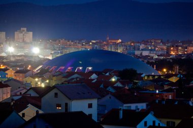 Adriatic town of Zadar skyline clipart