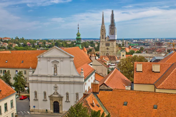 Історичного верхнього міста Загреба — стокове фото