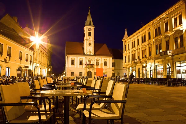 Baroque town of Varazdin city center — Stock Photo, Image