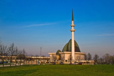 Capital of Croatia Zagreb mosque clipart