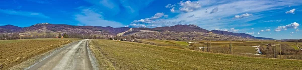 Kalnik 산 자연 풍경 파노라마 — 스톡 사진