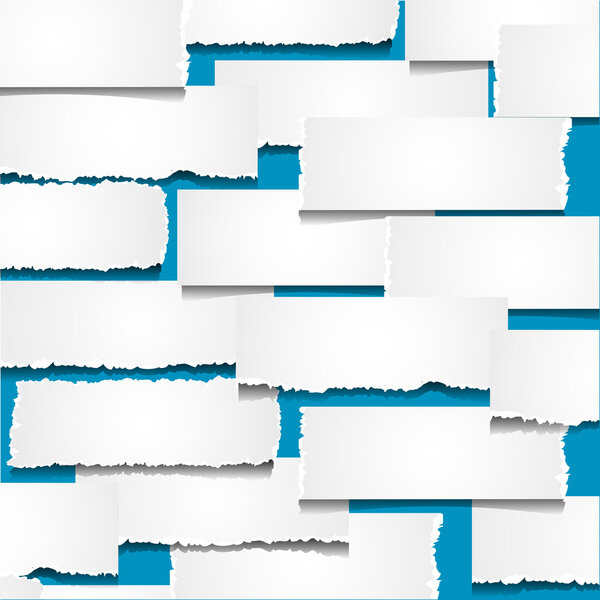 Background with pieces of torn paper