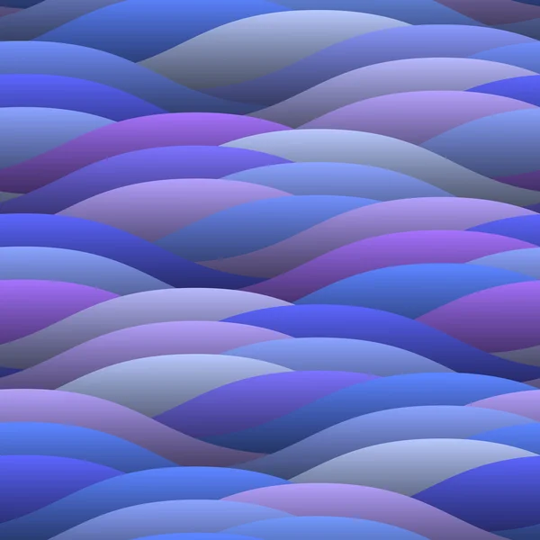 Ondes abstraites bleues — Image vectorielle