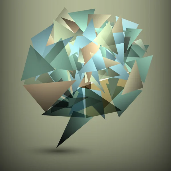 Bulle géométrique abstraite — Image vectorielle