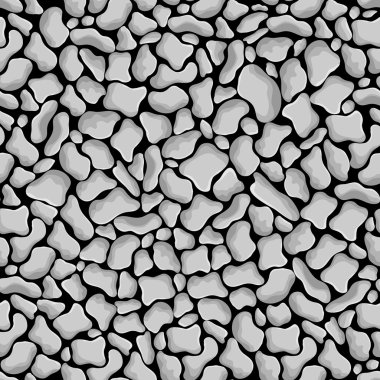 Seamless texture of stones clipart