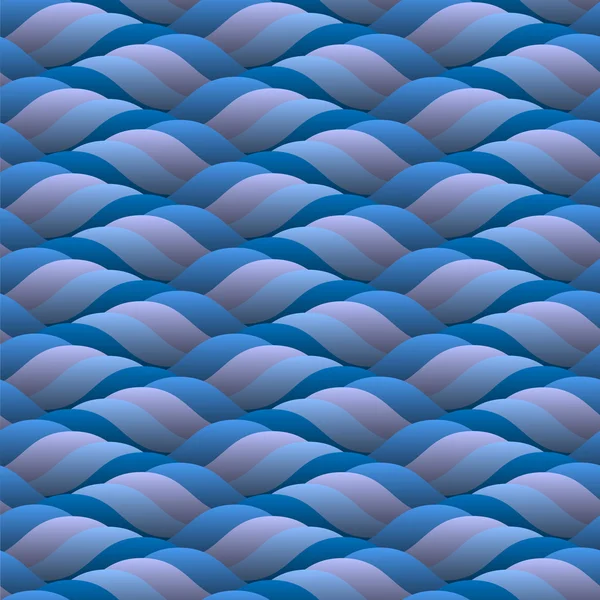 Фон скрученных голубых волн — стоковый вектор