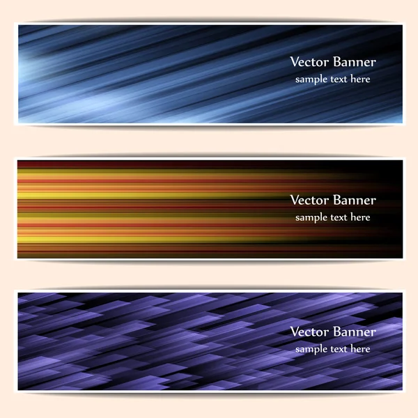 Abstract web banners,headers — Stock Vector