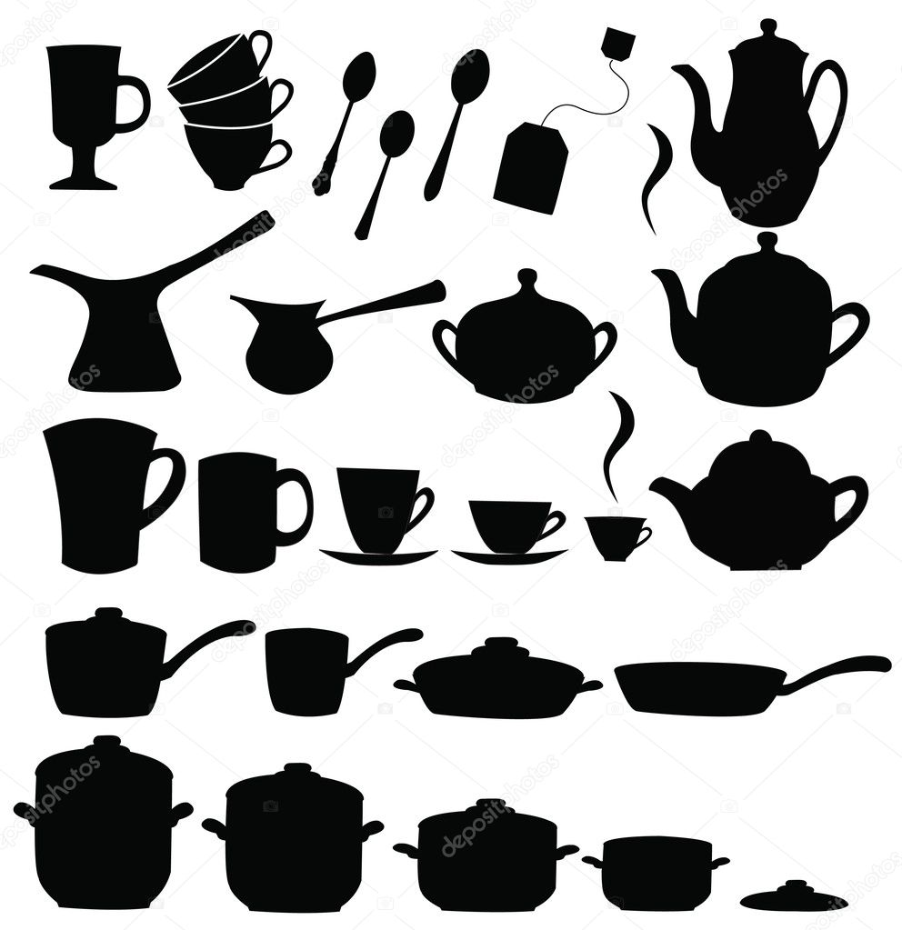 Tea, coffee ans pot sets