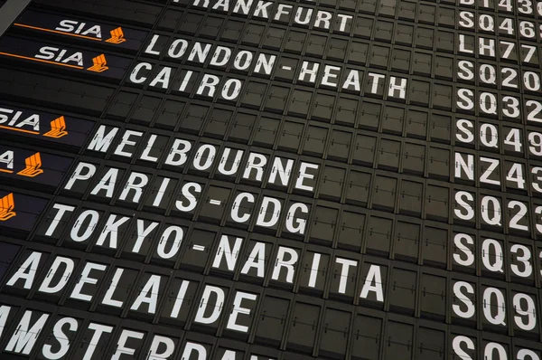 Informations sur le tableau de départ de l'aéroport Image En Vente