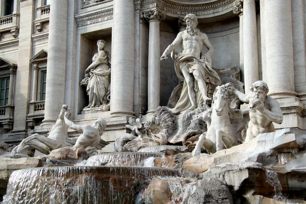 Fontana di trevi，罗姆人 — 图库照片