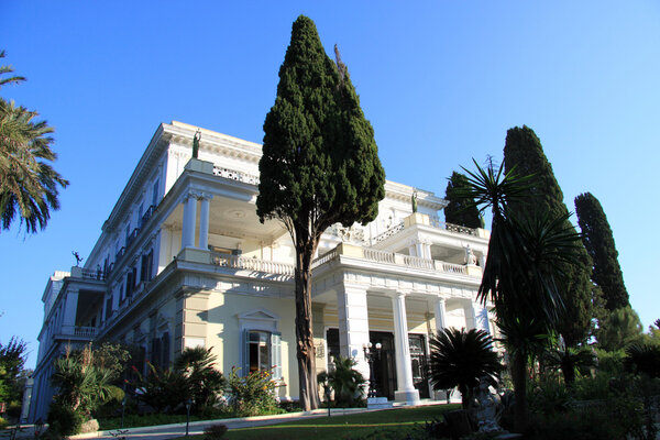 Princess Sissy's villa in Corfu Greece