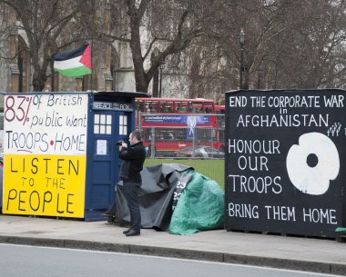 Savaşı protesto anti Londra.