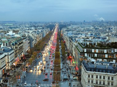 Avenue des Champs-Elysees clipart