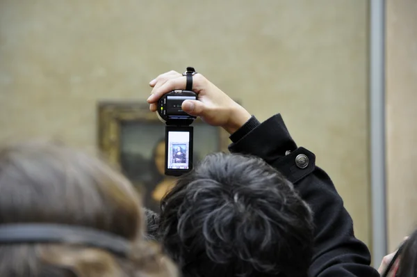 stock image Mona Lisa, picture in picture.