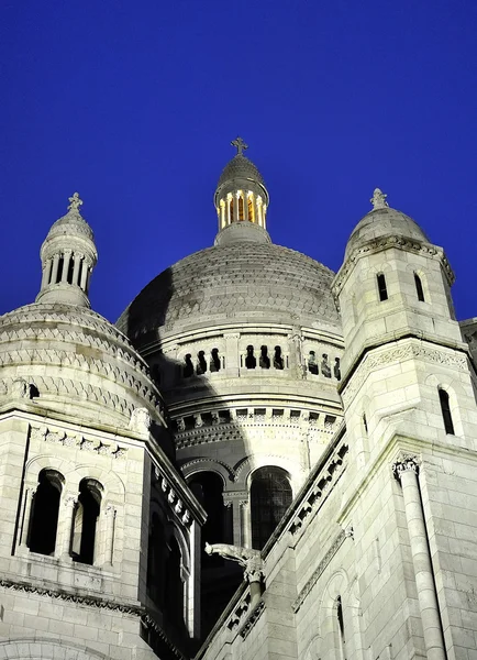 Paříž - Francie basilique du sacre coeur. zblízka. — Stock fotografie
