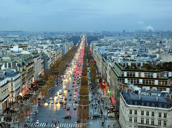 Champs-Elysees sugárút Stock Fotó