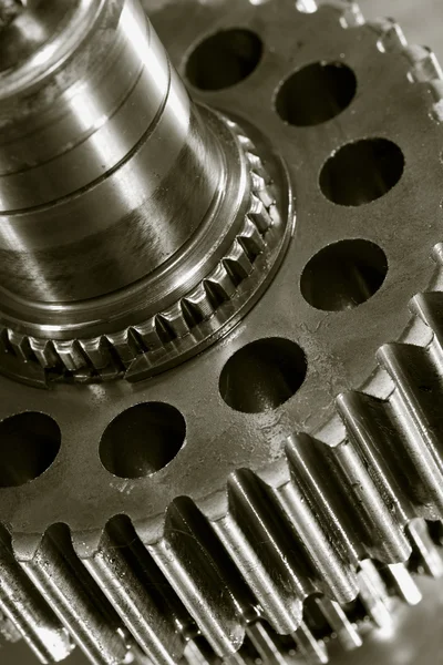 Gears and oil lubricant — Stock Photo, Image