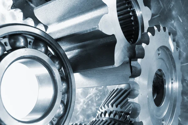 Close up view of gears — Stock Photo, Image