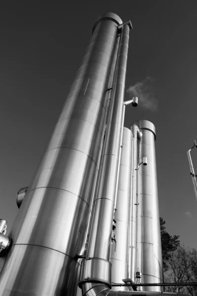 Нафтогазові труби — стокове фото