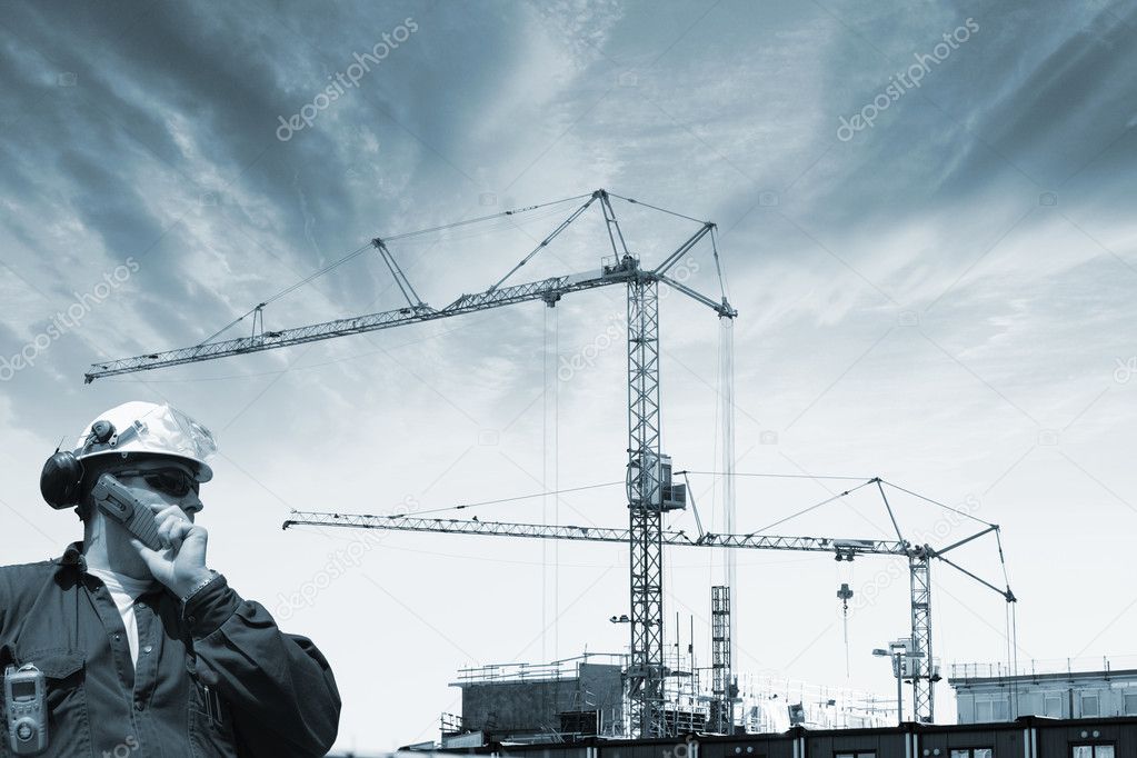 Construction site and engineer