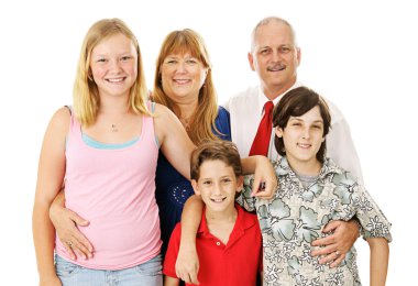 Stock Photo of Nuclear Family clipart