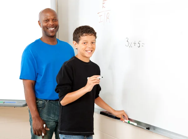 Stock Photo of Teacher and Student - Math Royalty Free Stock Photos