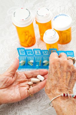 Sorting Pills clipart