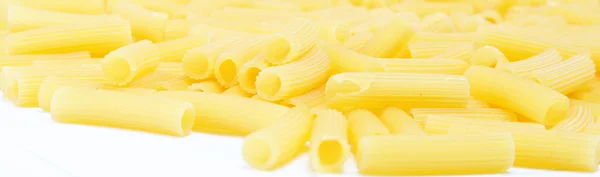 Pasta closeup on a white background. — Stock Photo, Image