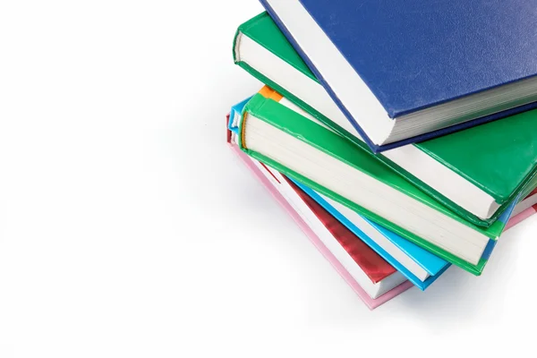 stock image A stack of books on a white background.