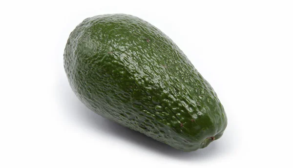 Reife Avocado isoliert auf weißem Hintergrund. — Stockfoto