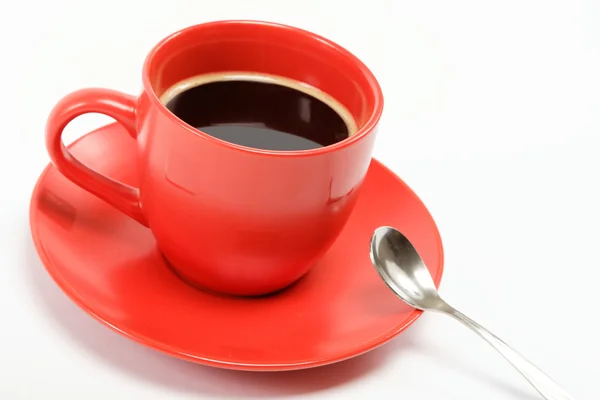 杯早间咖啡碟 — 图库照片