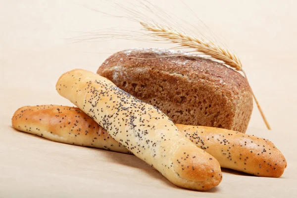 Pan fresco aislado . —  Fotos de Stock