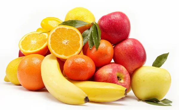 Frutos aislados sobre fondo blanco . —  Fotos de Stock
