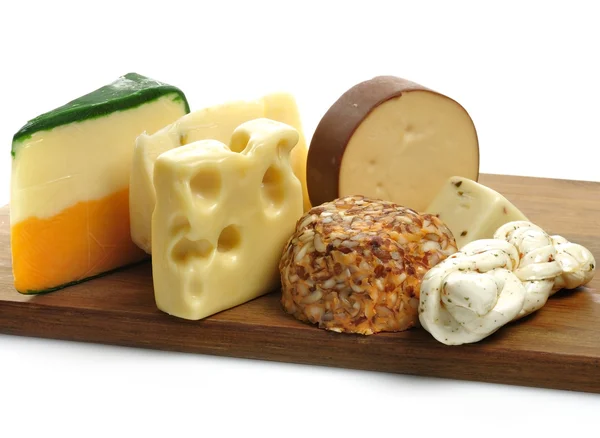 Ассортимент сыров — стоковое фото