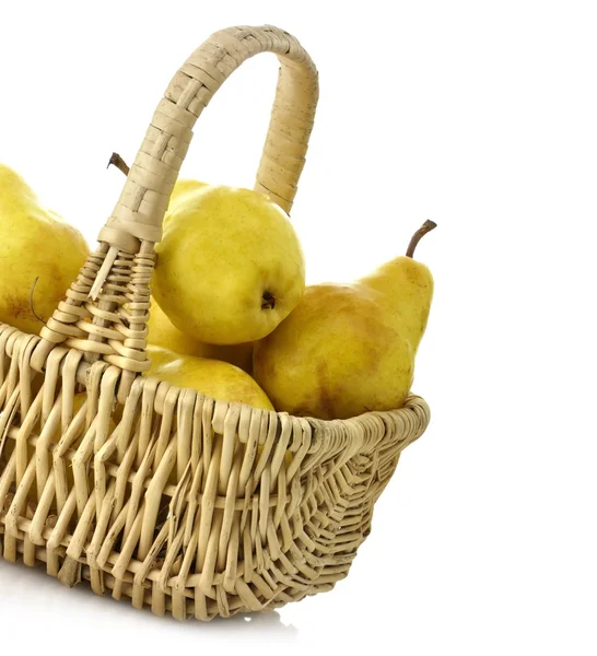 stock image Yellow Pears In A Basket