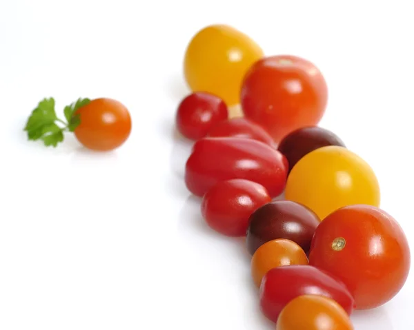 Sortiment frischer Tomaten — Stockfoto