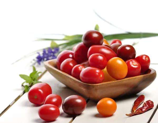 新鲜番茄分类 — 图库照片