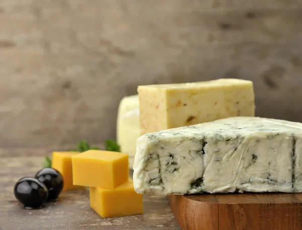 Sortido de queijo — Fotografia de Stock