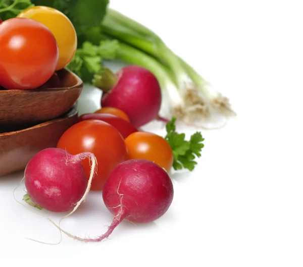 Frisches Gemüse und Kräuter — Stockfoto