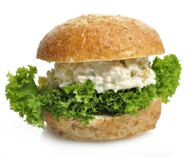 Csirkesalátás szendvics — Stock Fotó
