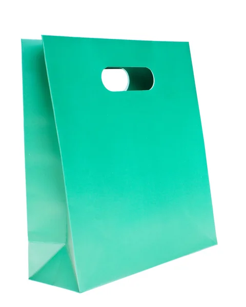 购物袋、 绿颜色 — 图库照片