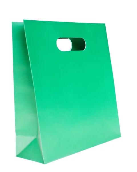 買い物袋、グリーン色 — ストック写真