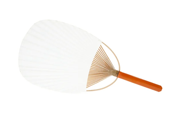Wooden japanese paper fan — Stock Photo, Image