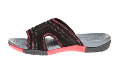 Flip flop veya sandalet üzerine beyaz izole