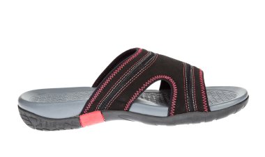 Flip flop veya sandalet üzerine beyaz izole