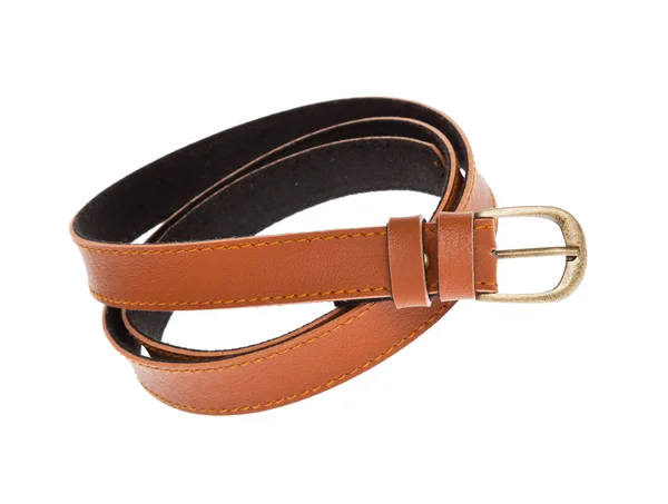 Cinturón de cuero marrón —  Fotos de Stock