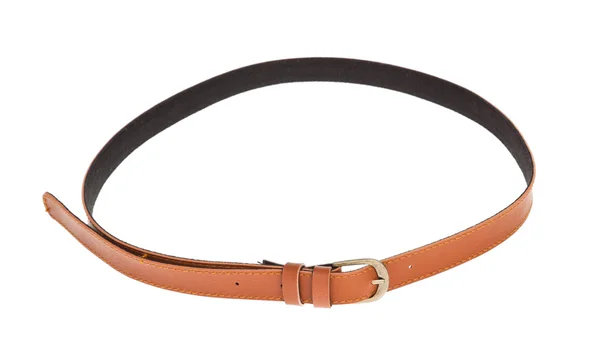 Cinturón de cuero marrón —  Fotos de Stock
