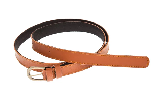 Cinturón de cuero marrón — Foto de Stock